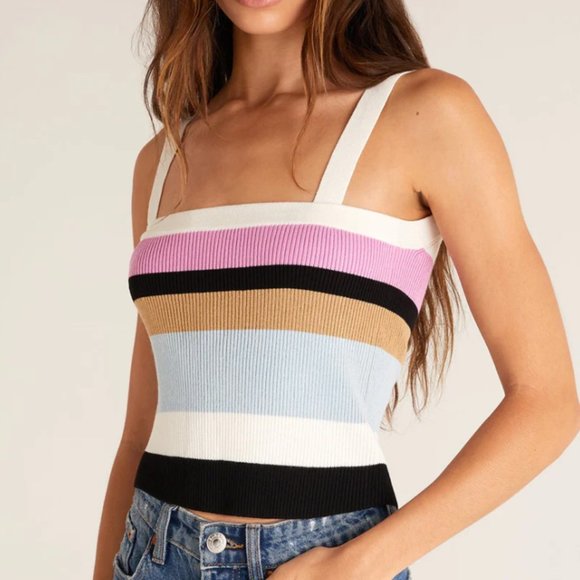 Z Supply - Evianna Sweater Tank Oat Milk